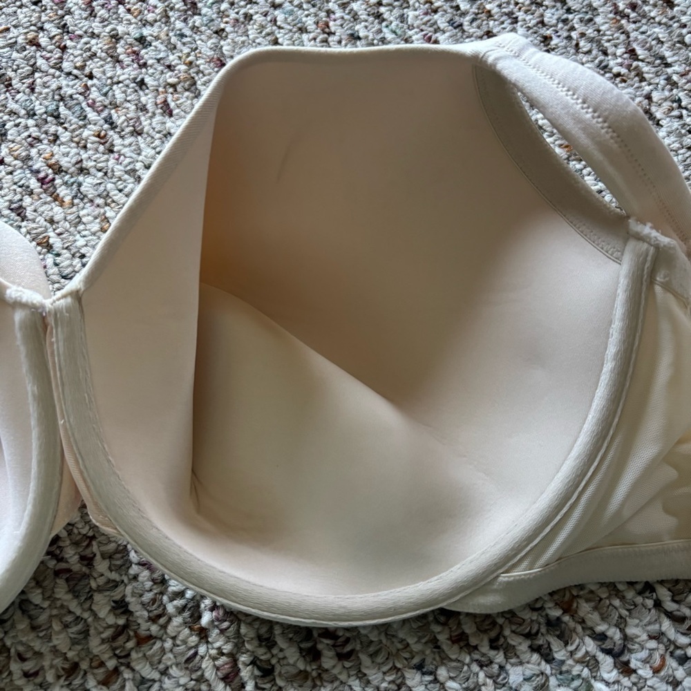 Cacique 50DD Lane Bryant Lightly Lined Full Coverage Bra Nude Underwire Classic - Picture 12 of 14
